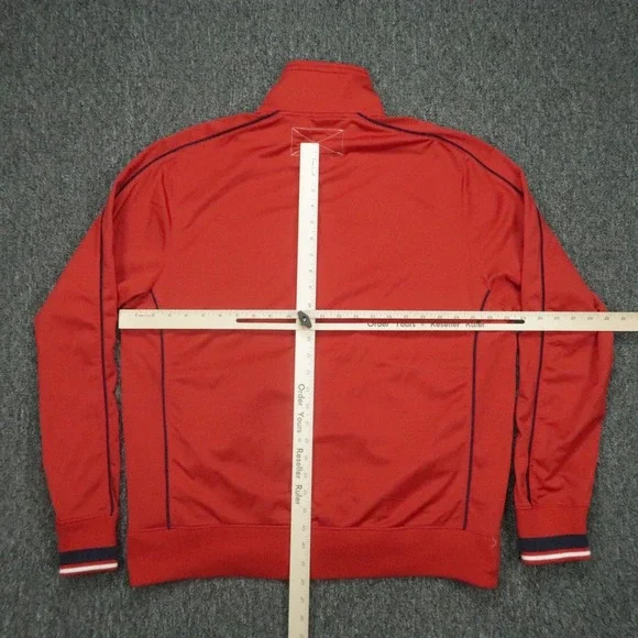 Boston Red Sox Jacket Adult XL Red Nike Cooperstown Collection Full Zip Mens